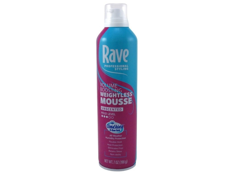 Rave Mousse Volume Boosting Weightless Unscented 7oz
