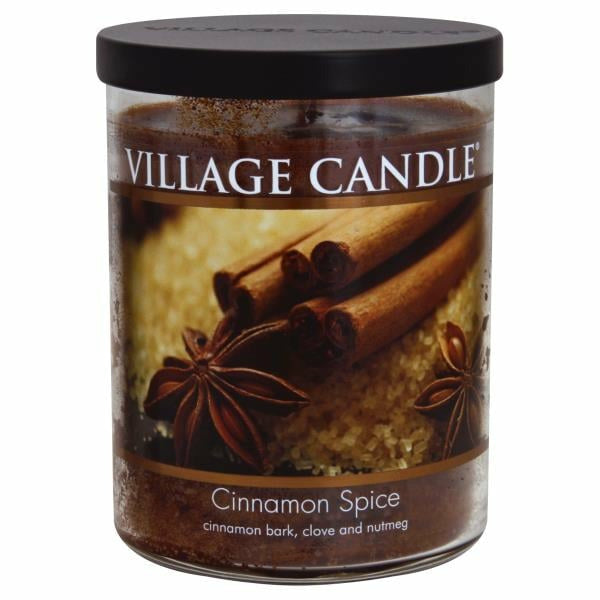 Village Candle Mini Glass Votive Candle - Cinnamon Spice