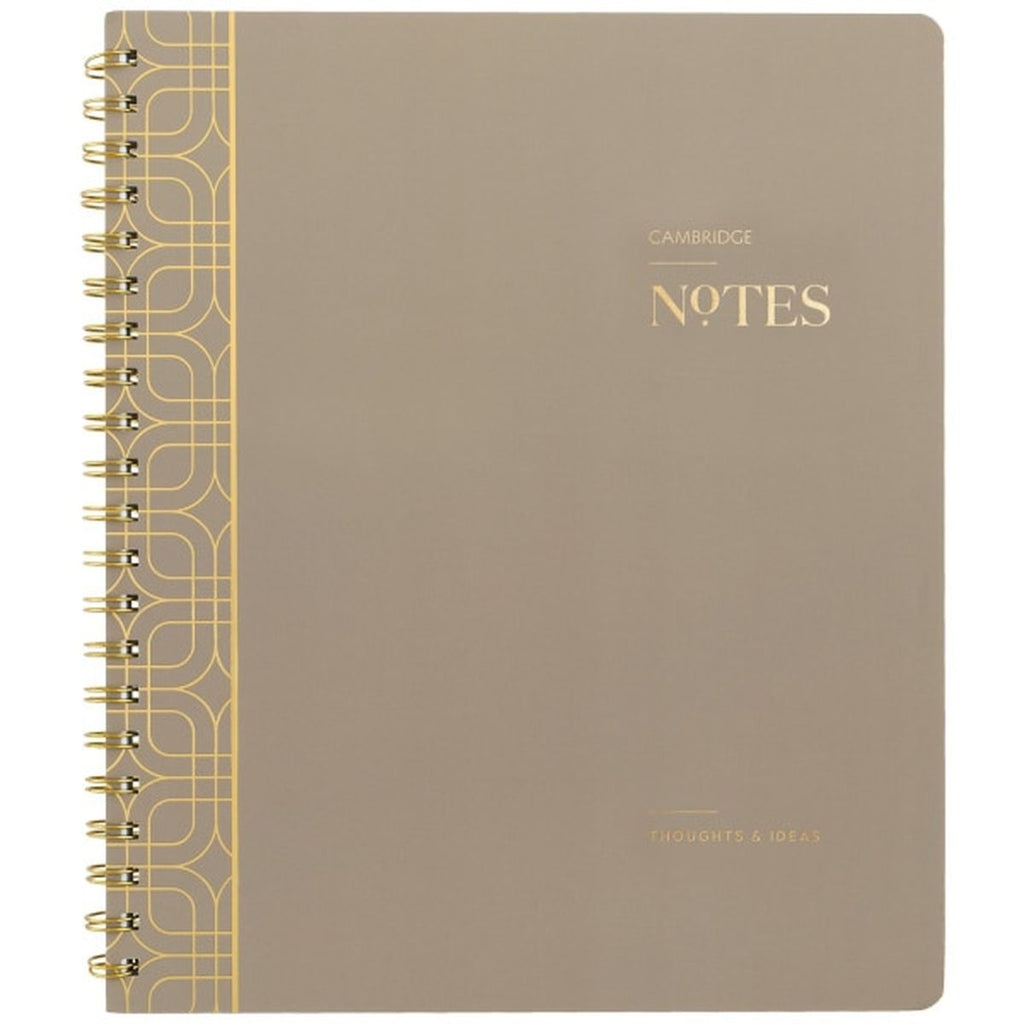Cambridge WorkStyle Notebook, 8" x 10" - Timeless Taupe