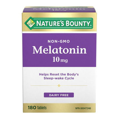 MELATONIN 10MG CAPSULE 60CT NAT BOUNTY