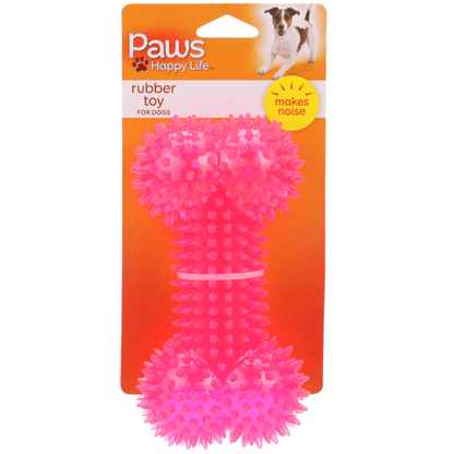 Paws Happy Life Light Up Rubber Toy for Dogs
