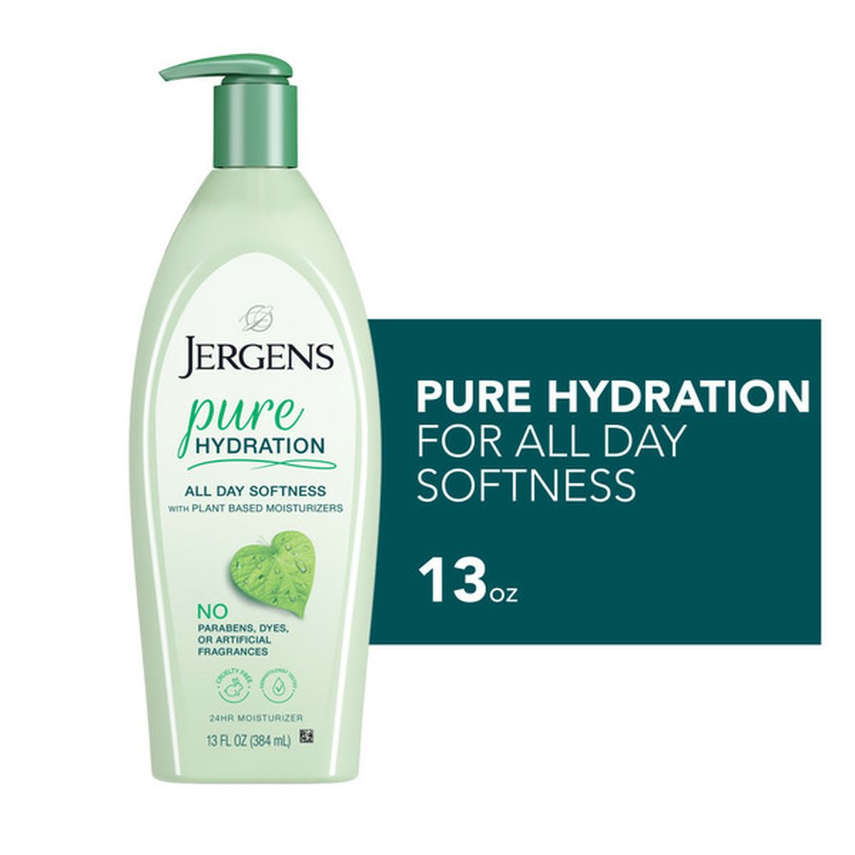 Jergens Pure Hydration 13oz Moisturizer All Day Softness