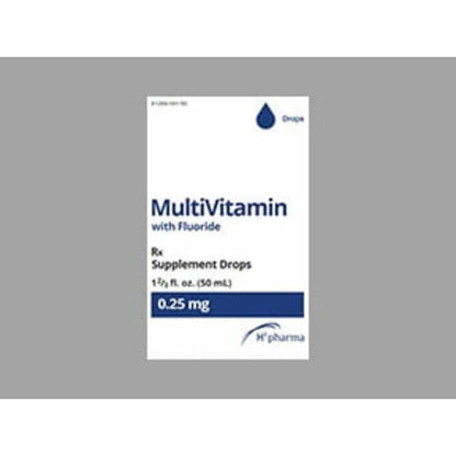 MULTIVITAMIN WITH FLUORID 0.25MG CHW 100