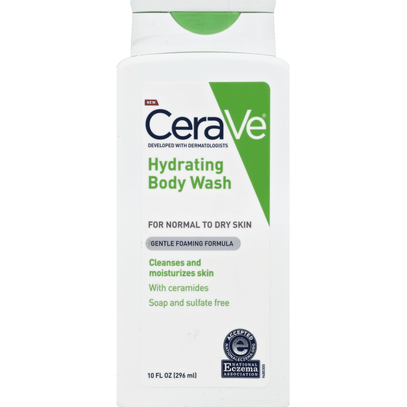 Cerave Body Wash Hydrating Normal To Dry Skin 10oz