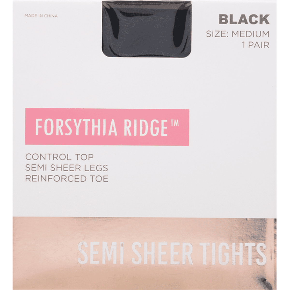 Forsythia Ridge Semi Sheer Tights Medium 1Pk