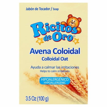 Ricitos De Oro Baby Soap Bar Colloidal Oat 3.5oz