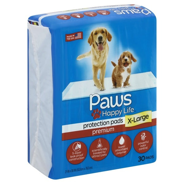 Paws Happy Life Premium Puppy Training Protection Pad, 50 Count