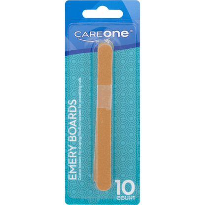CAREone Emery Boards, 10 count