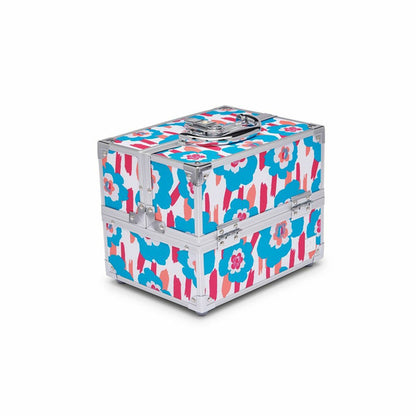 Train Case Blue Floral