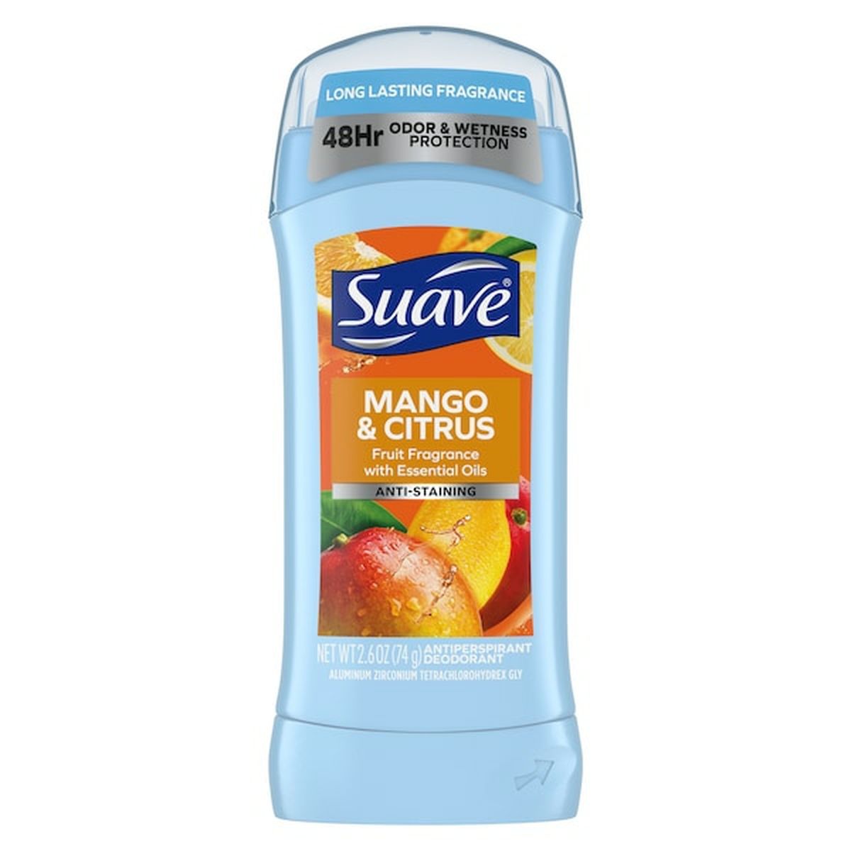 Suave Deodorant 2.6oz 48Hr Mango & Citrus Invisible Solid