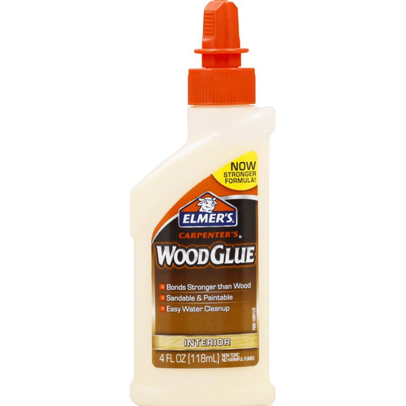ELMER'S Carpenter's Interior Wood Glue,  4 oz