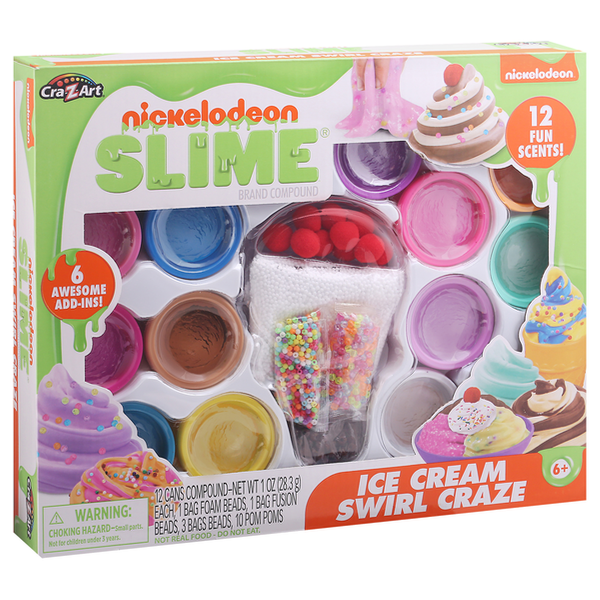 Cra-Z-Art Cra-Z-Slimy Ice Cream Shop Premade Slime Kit