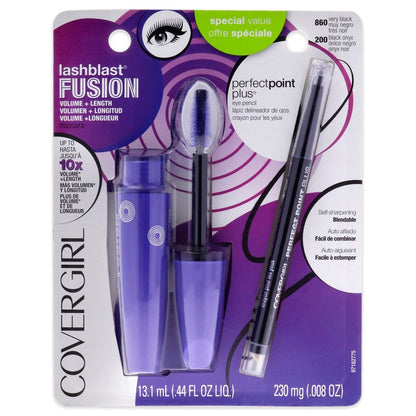 COVERGIRL Lash Blast Fusion Mascara & Perfect Point Plus Eye Pencil - 860 Very Black & 200 Black Onyx