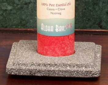 ALOHA BAY CHAKRA PILLAR CNDL,RED