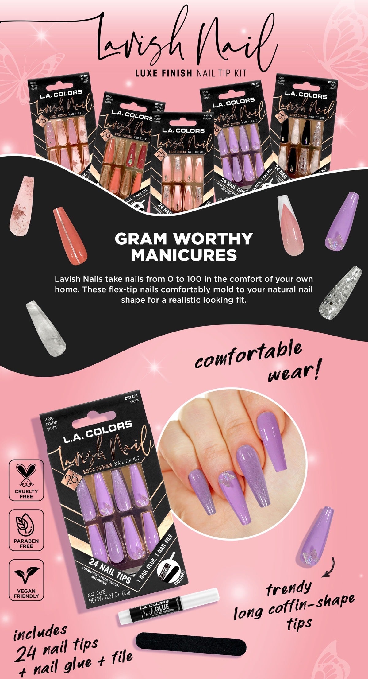LAC LAVISH NAIL KIT VENUS