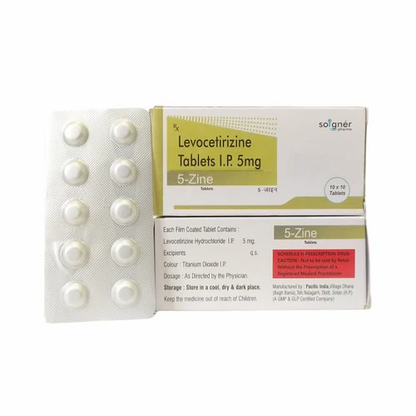 GNP LEVOCETIRIZINE 5 MG TAB 80