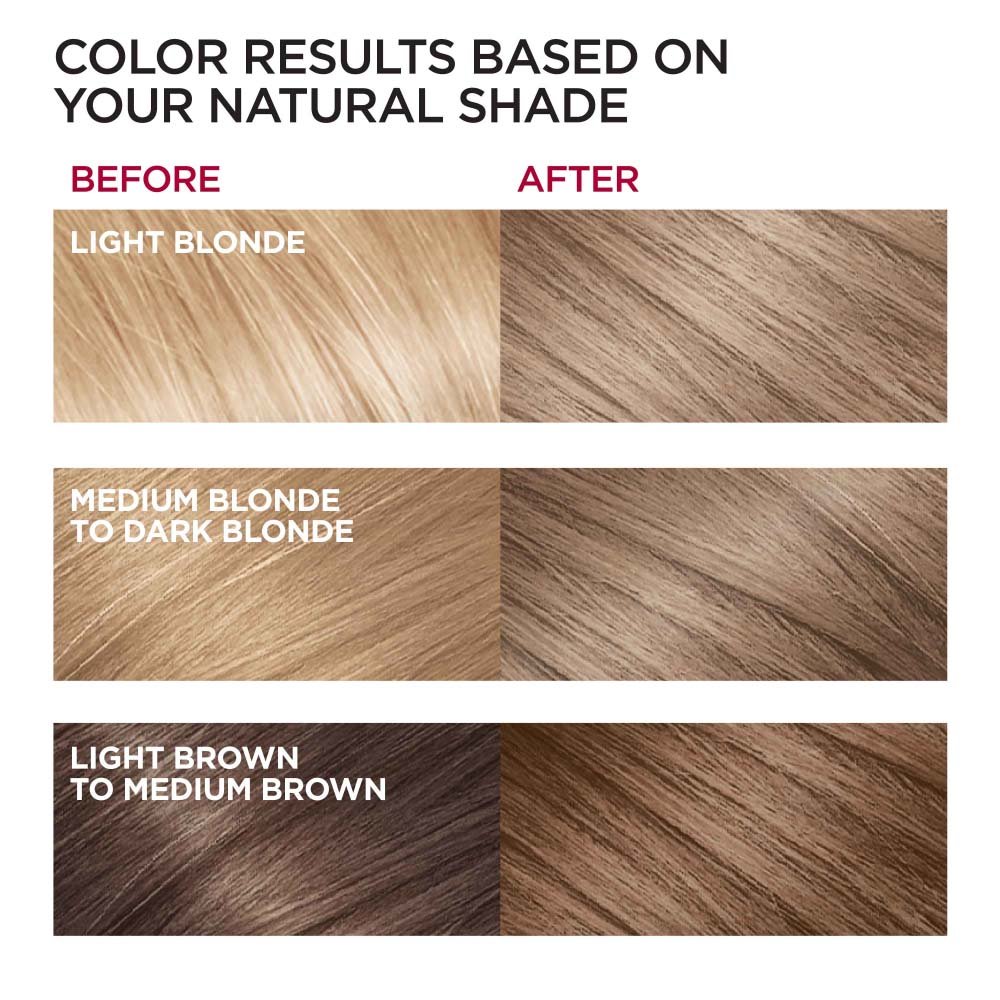 L'ORÉAL PARIS Superior Preference Permanent Hair Color, 6A Light Ash Brown, 6.5 fl. oz.