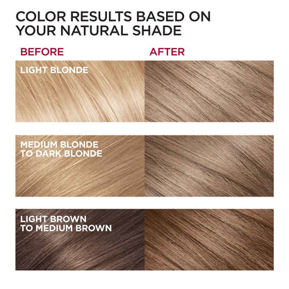 L'ORÉAL PARIS Superior Preference Permanent Hair Color, 6A Light Ash Brown, 6.5 fl. oz.