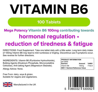 B6 500MG TABLETS