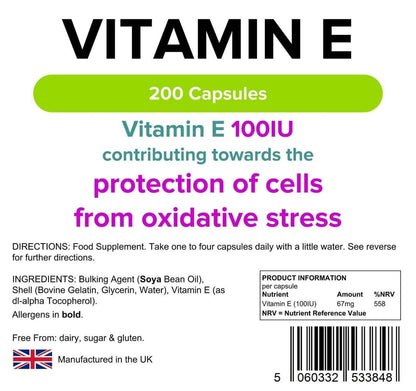 VITAMIN E GC 200U 100 SFG