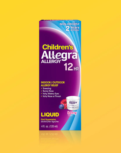 ALLEGRA OTC CHILD 12HR 30MG LIQ BRRY 8OZ