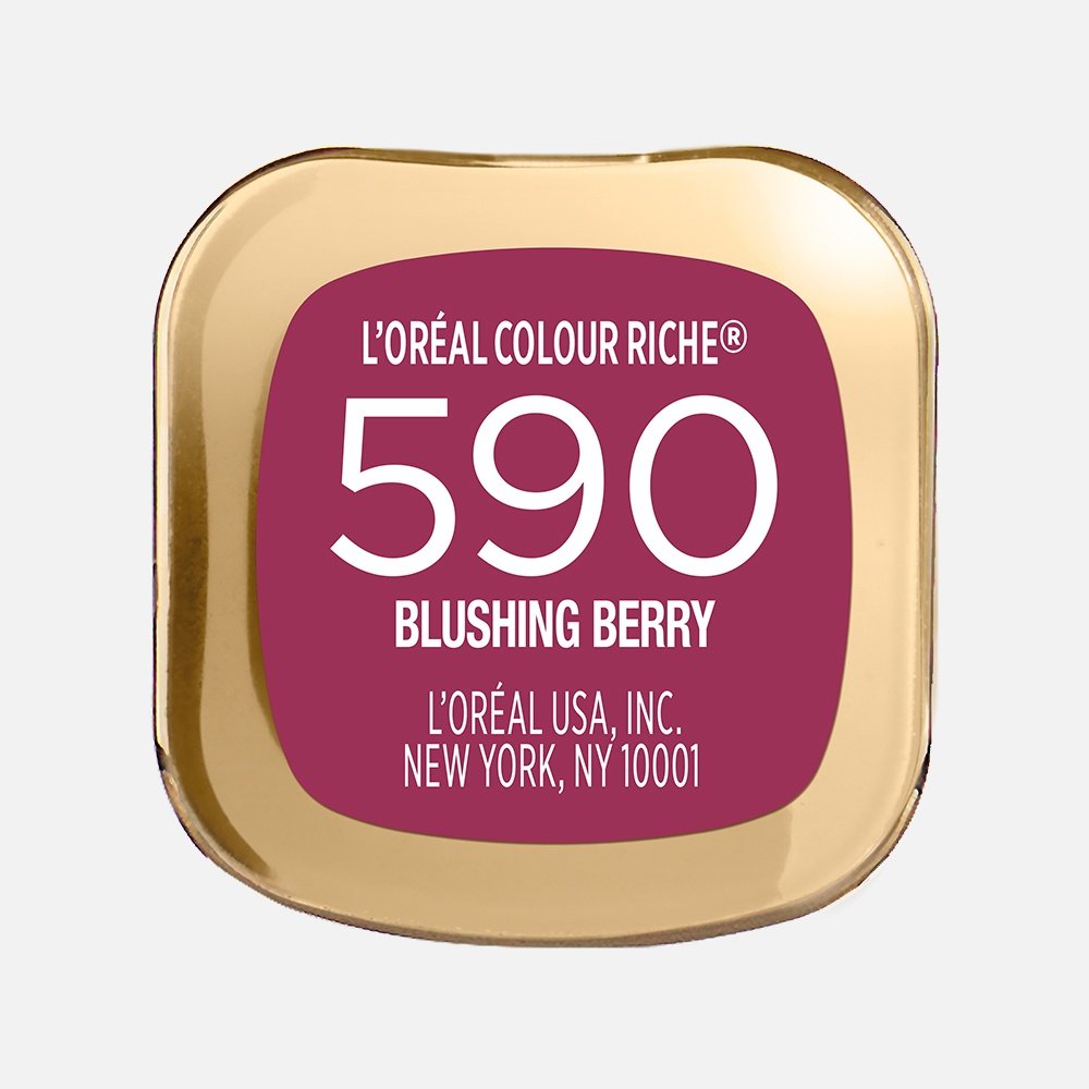L'ORÉAL PARIS Colour Riche Blurred Matte Lipstick, 590 Blushing Berry