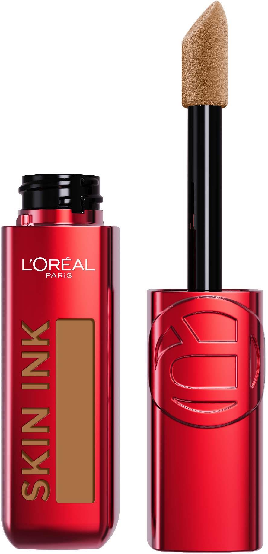 L'ORÉAL PARIS Skin Ink Longwear 2-in-1 Foundation Concealer, 270 Warm, 0.5 fl oz