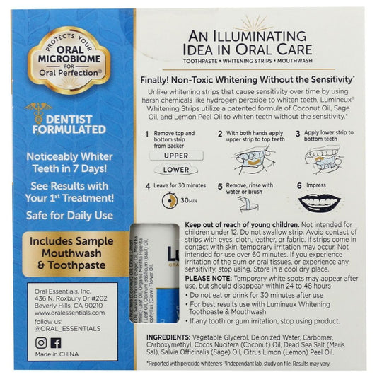 LUMINEUX WHITENING STRIPS 14 PK
