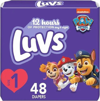 Luvs Diapers Size 1 Paw Patrol 48 Count