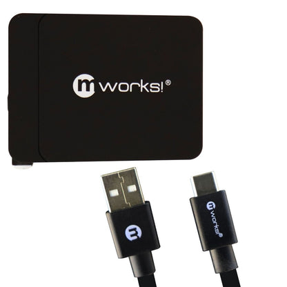 CHARGEWORX USB CABLE MIC BLACK