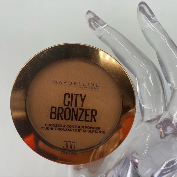 MAYBELLINE New York City Bronzer Bronzer & Contour Powder Makeup, 300 Deep, 0.32 oz