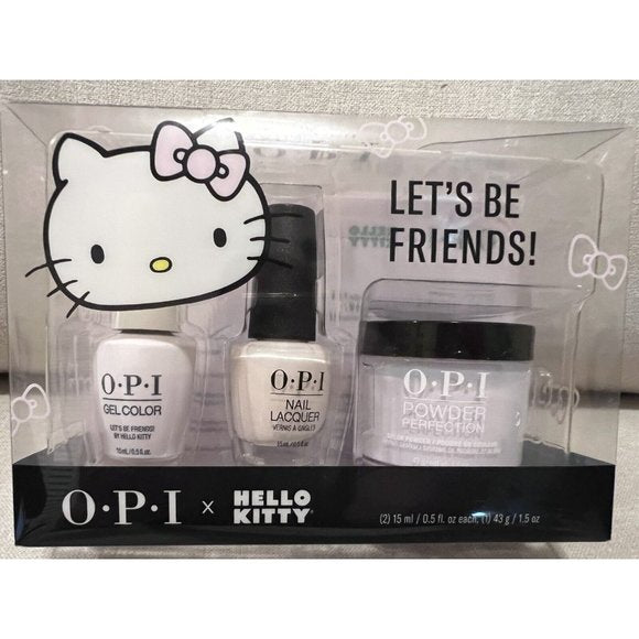 Opi Hello Kitty Let's Be Friends Nail Color Kit