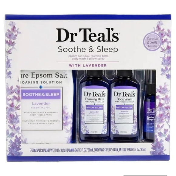 Dr Teals Bath & Body Oil Lavender Soothe & Sleep  8.8oz