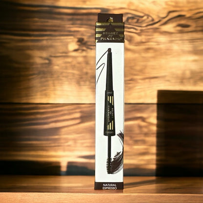 EBIN NEW YORK Secret of Pharaoh Dual Eyebrow Pencil & Gel - Natural Espresso