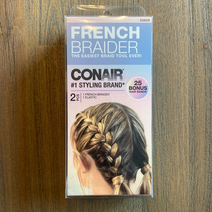 CONAIR French Braider Tool Kit With 25 Bonus Polybands