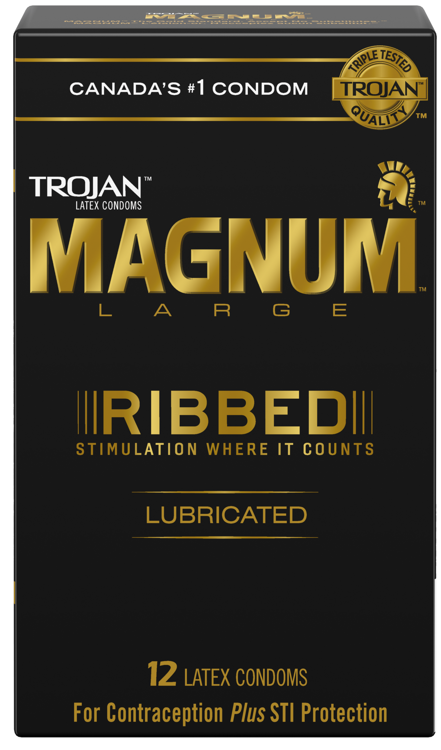 TROJAN MAGNUM XL CONDOM 12CT