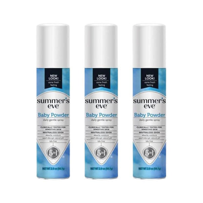 Summers Eve Freshening Spray 2oz Baby Powder