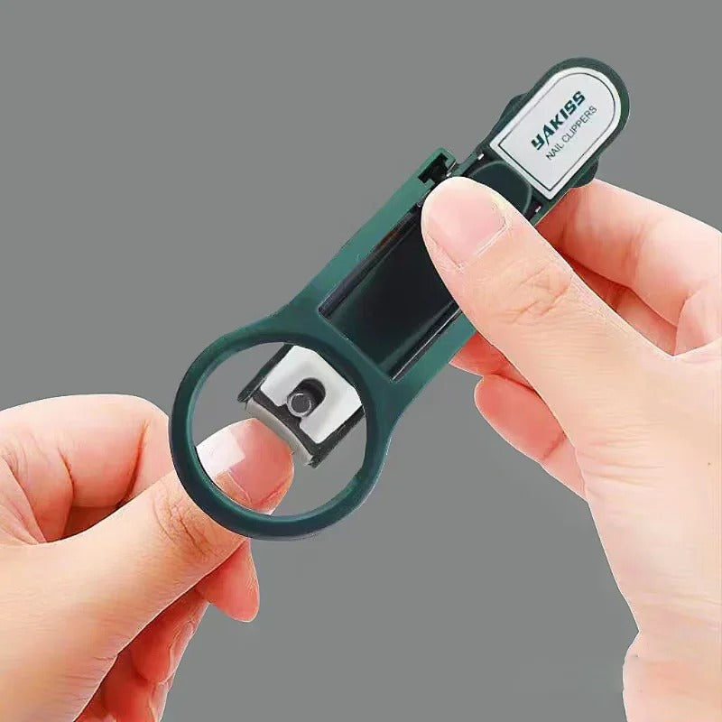 NAIL CLIPPER DELUXE W/MAGNIFIE