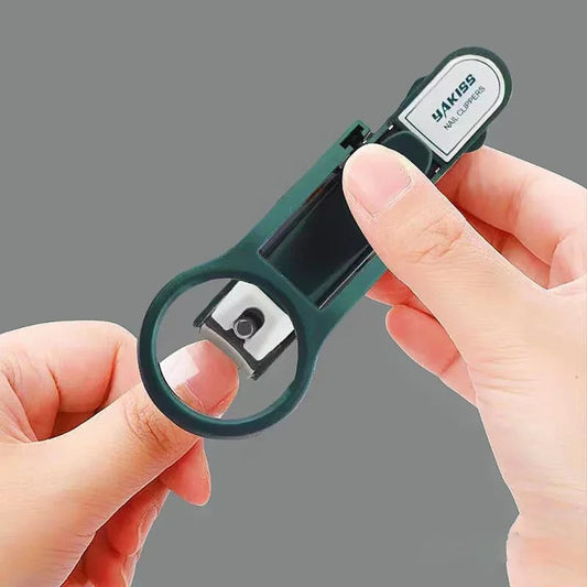 NAIL CLIPPER DELUXE W/MAGNIFIE