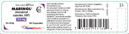 MARINOL CP 2.5MG 60            C3