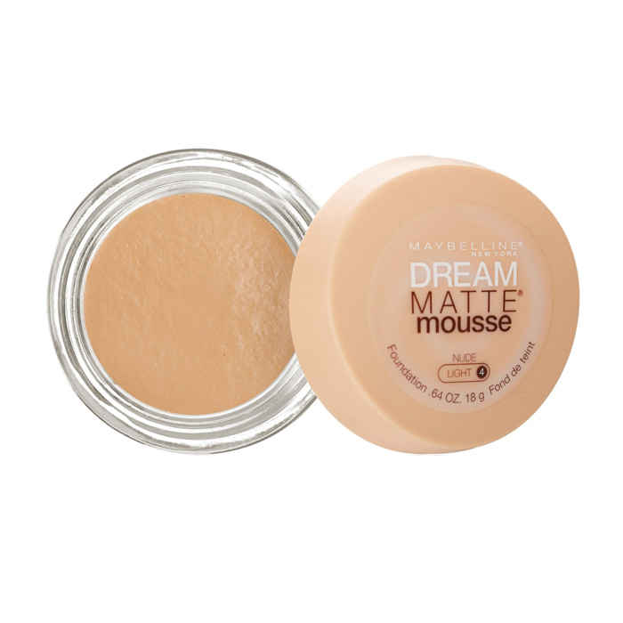 MAYBELLINE New York Dream Matte Mousse Foundation Makeup, Nude, 0.64 oz
