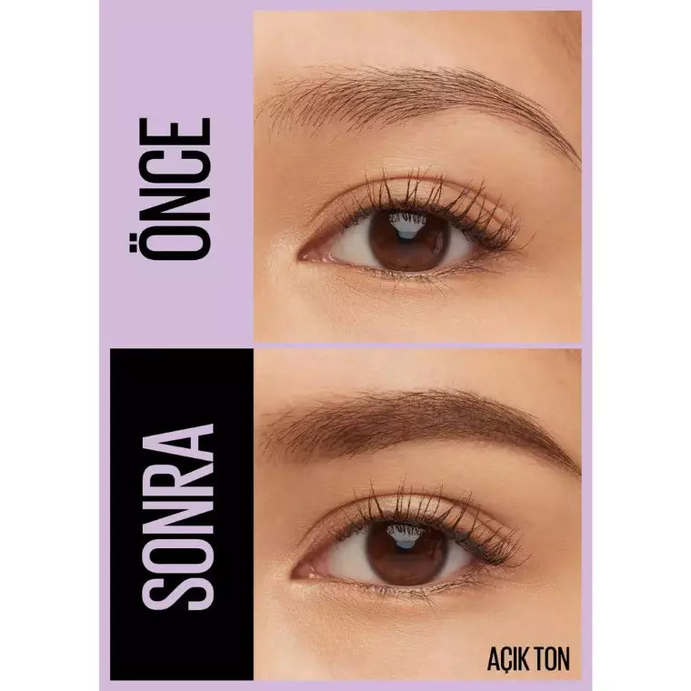 MAYBELLINE New York Express Brow Duo 2-in-1 Pencil and Powder, Black Brown, 0.02 oz