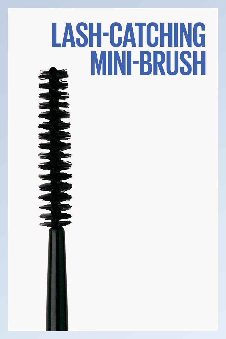 MAYBELLINE New York Lash Discovery Mini-Brush Washable Mascara Eye Makeup, 351 Very Back, 0.16 oz