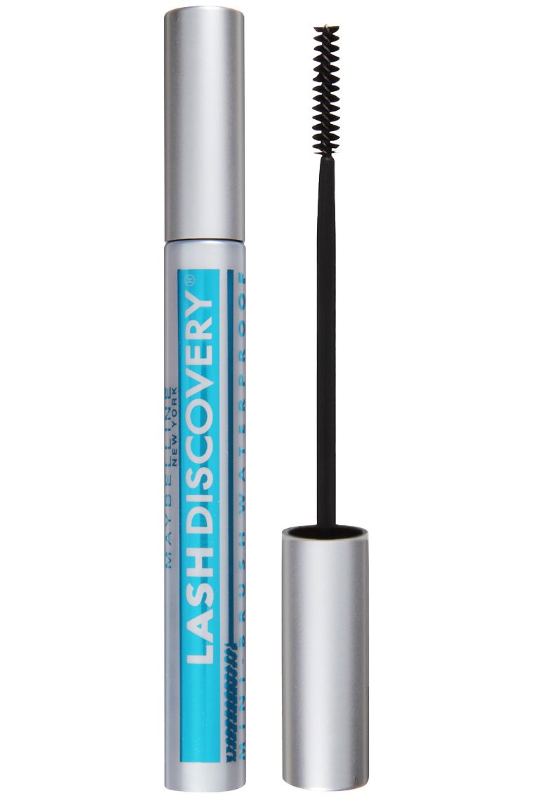 MAYBELLINE New York Lash Discovery Mini-Brush Waterproof Mascara, 361 Very Black, 0.16 oz