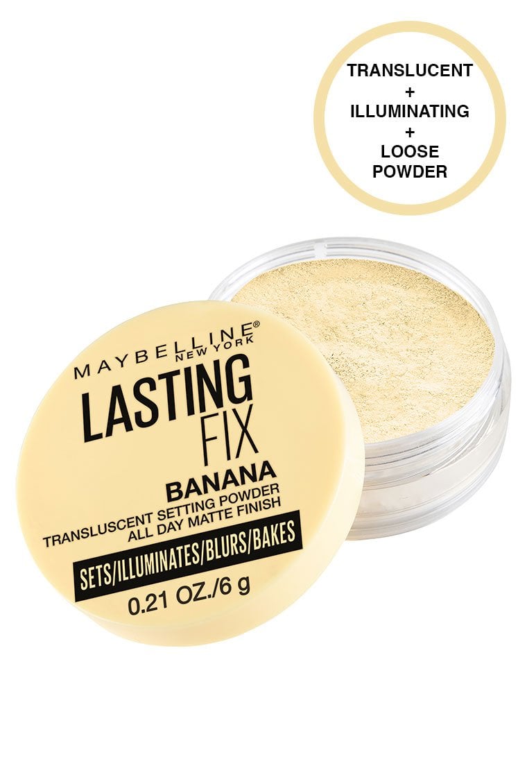 MAYBELLINE New York Lasting Fix Banana Powder Loose Setting Powder Makeup, Shade 10, 0.21 oz