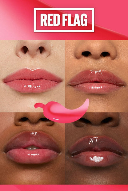 MAYBELLINE New York Lifter Plump Lip Plumping Gloss Makeup, 006 Hot Cili, 0.18 oz