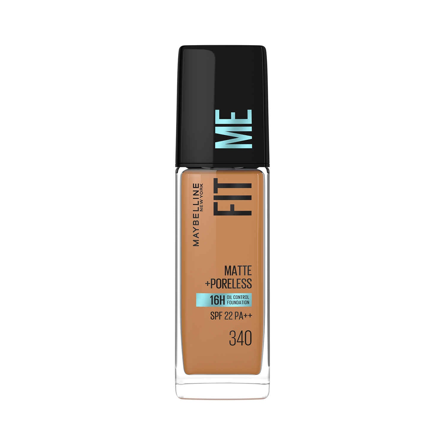 MAYBELLINE New York Fit Me Matte + Poreless Foundation Makeup, 340 Cappuccino, 1 oz