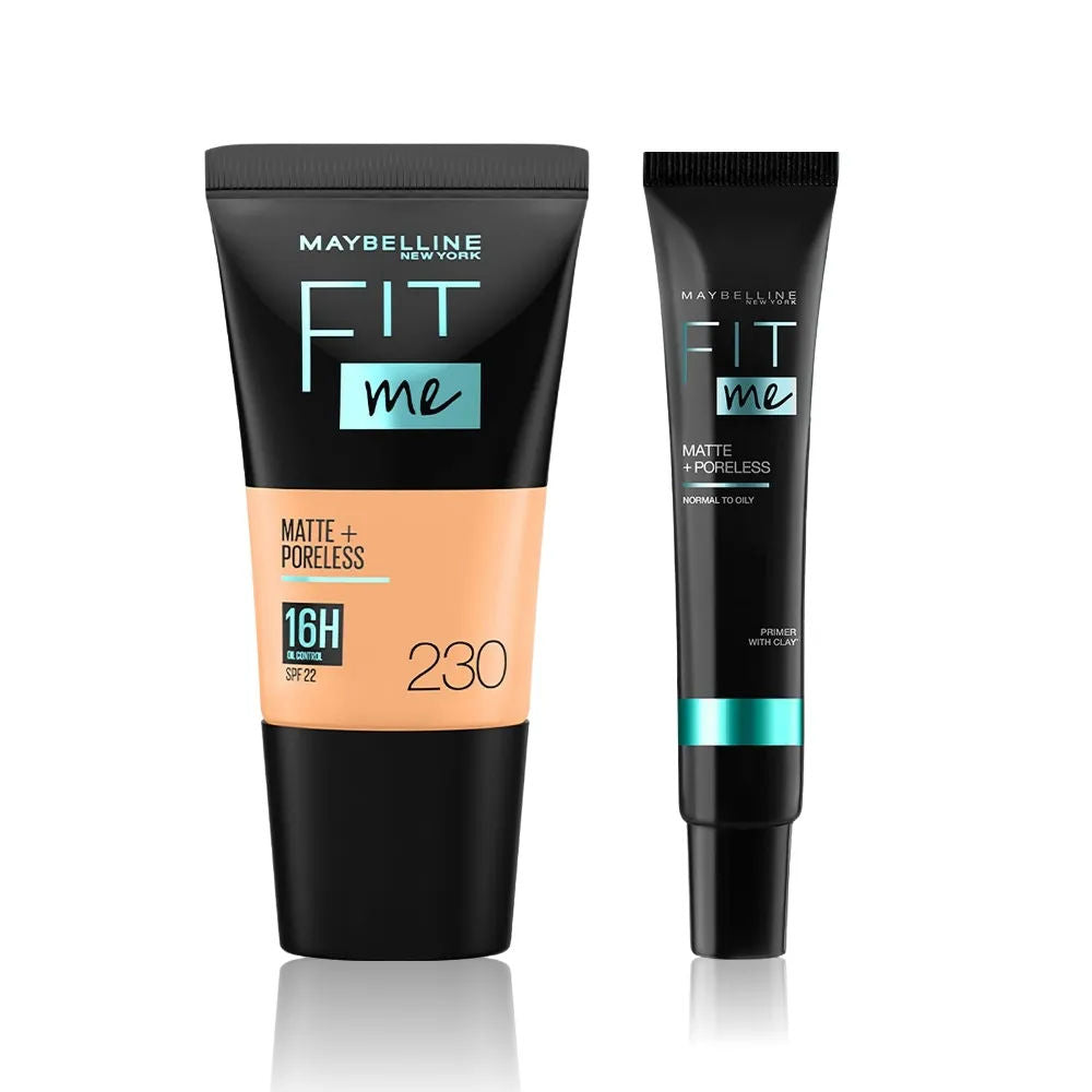 MAYBELLINE New York Fit Me Matte + Poreless Foundation Makeup, 334 Warm Sun, 1 oz
