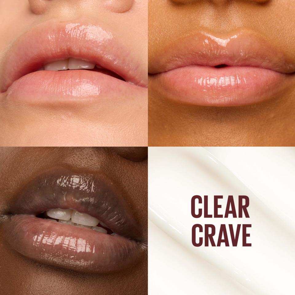 MAYBELLINE New York Lip Lifter Glaze Lip Balm, Clear Crave