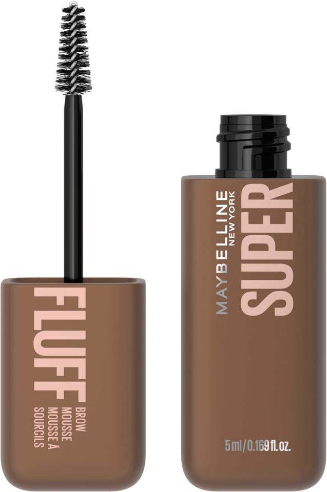 MAYBELLINE New York Superfluff Brow Mousse, 255 Soft Brown, 0.17 oz